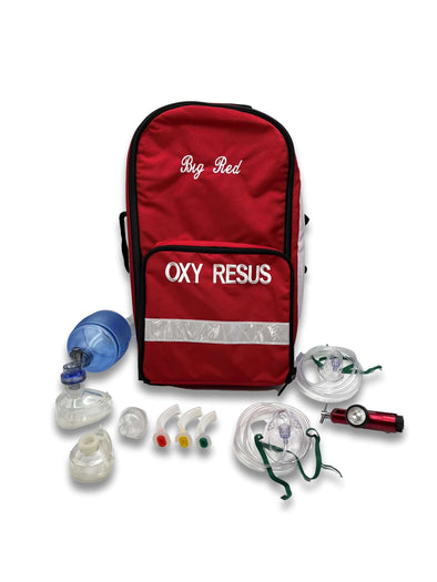 Fully Stocked Big Red Oxygen Bag